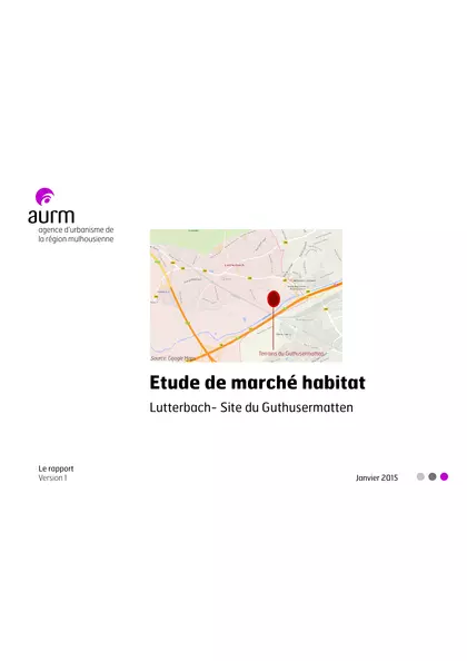 Etude de marché habitat : lutterbach - site Guthusermatten (diffusion limitée)