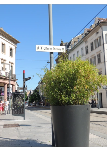 2016 Mulhouse panneau signalétique indiquant l'Office du Tourisme