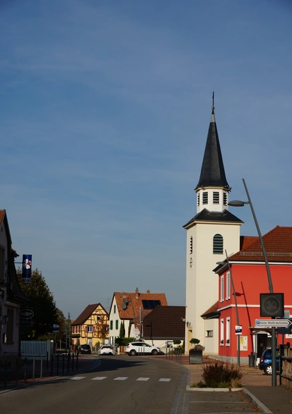 2015 Niffer clocher de l'église 1