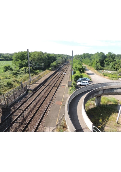 2015 Wittelsheim colimaçon accès quai gare 4