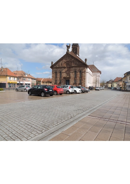 2015 Wittelsheim parking place de l'église St Michel