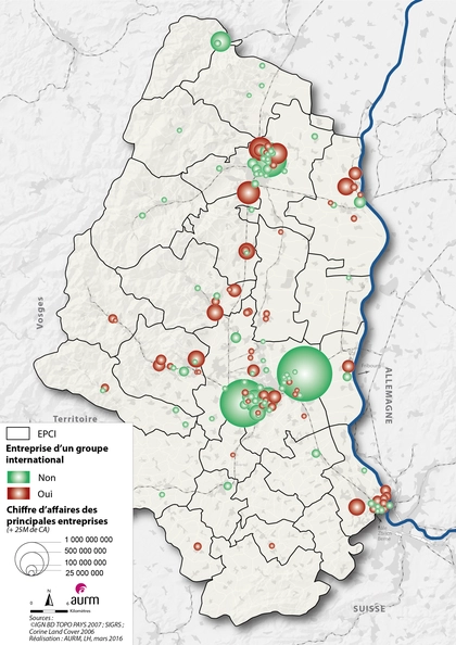 Chiffre d'affaires des grosses entreprises