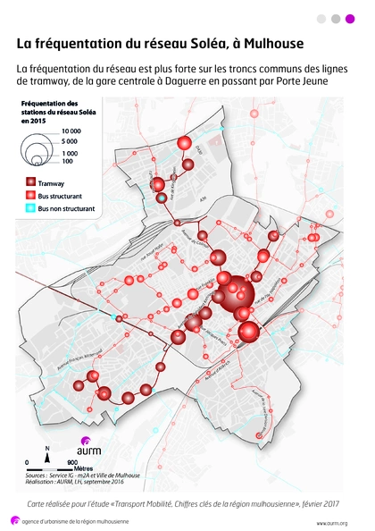 Fréquentation du réseau Soléa - Mulhouse