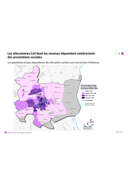 La dépendance aux allocations Caf