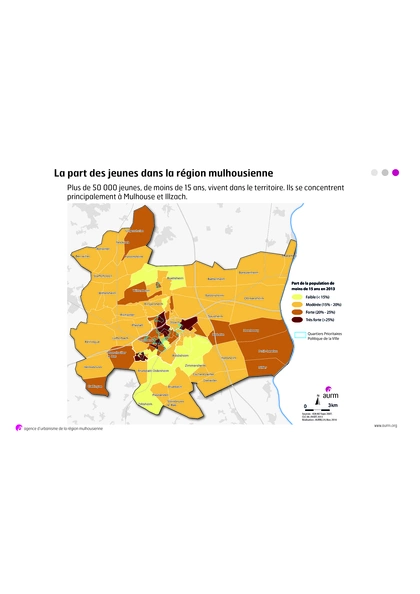 Les jeunes dans la région mulhousienne