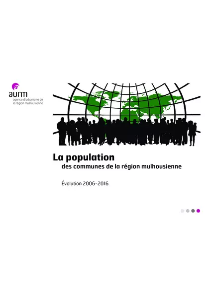 La population des communes de la région mulhousienne : évolution 2006-2016