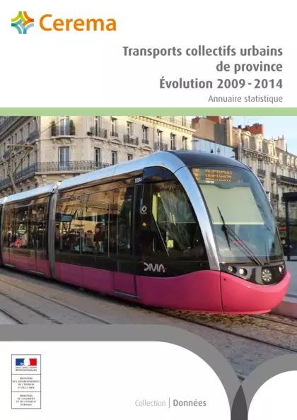 Transports collectifs urbains de province Évolution 2009 - 2014 : annuaire statistique