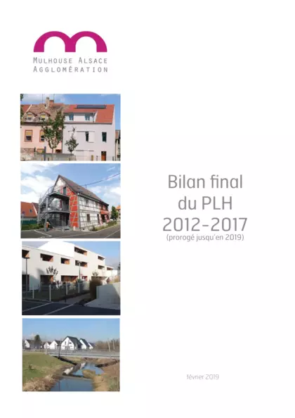 Bilan final du Programme Local de l'Habitat - PLH 2012-2017 (prorogé jusqu'en 2019)