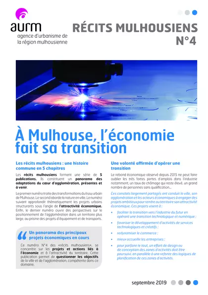 Récits mulhousiens, n°4 : A Mulhouse, l'économie fait sa transition