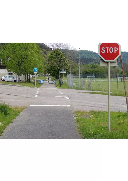 2019 Oberbruck Passage voie verte piéton