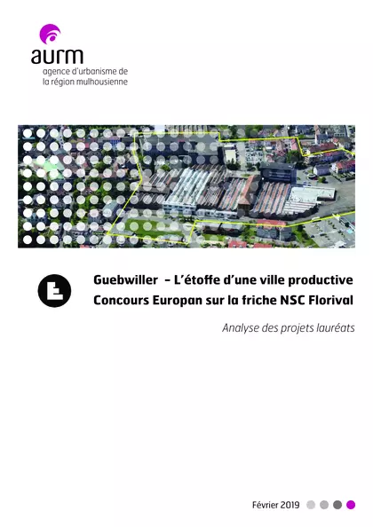 Guebwiller - l'étoffe d'une ville productive - Concours Europan sur la friche NSC Florival : analyse des projets lauréats