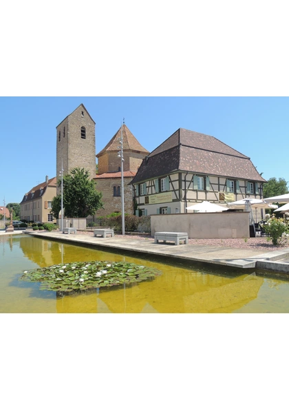 2016 Ottmarsheim  Patrimoine Abbatiale colombage