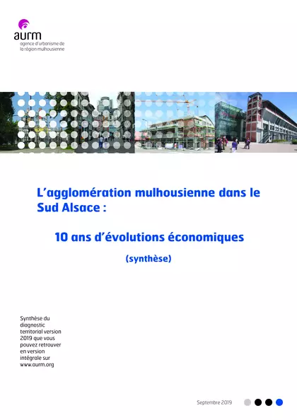 Diagnostic Territorial 2019 : l'agglomération mulhousienne dans le Sud Alsace : 10 ans d'évolutions économiques - Synthèse