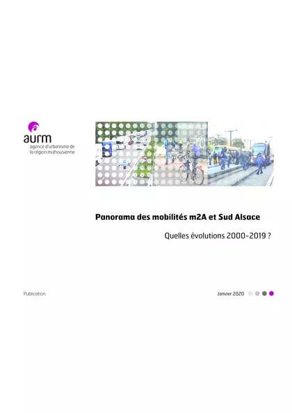 Panorama des mobilités m2A et Sud Alsace : quelles évolutions 2000-2019 ?
