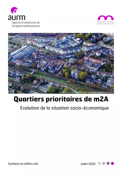Quartiers prioritaires de m2A. Evolution de la situation socio-économique : synthèse et chiffres clés