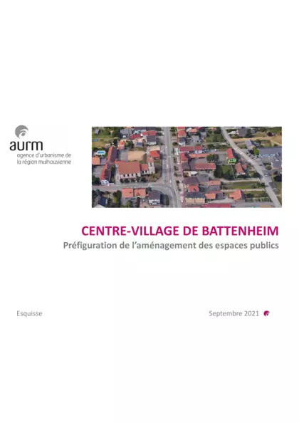 Centre-village de Battenheim : préfiguration de l'aménagement des espaces publics