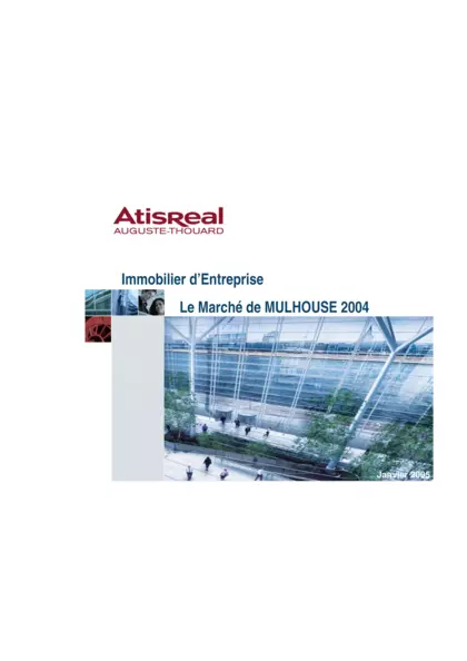 Immobilier d'entreprise : le marché de Mulhouse 2004