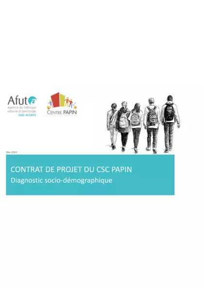 Contrat de projet du centre socio-culturel Papin : diagnostic socio-démographique