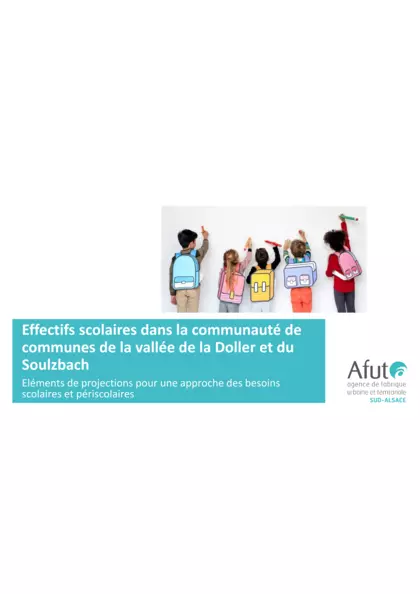 Effectifs scolaires dans la communauté de communes de la vallée de la Doller et du Soulzbach