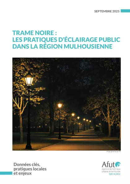 Trame noire : les pratiques d'éclairage public dans la Région mulhousienne