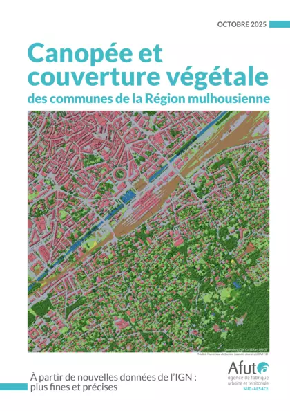 Canopée et couverture végétale des communes de la Région mulhousienne