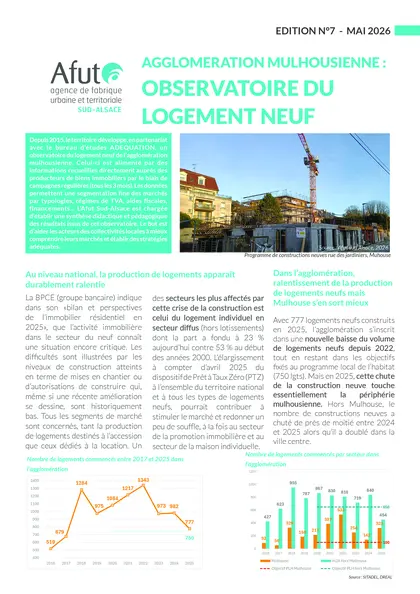 Observatoire du logement neuf de la région mulhousienne : édition n°7