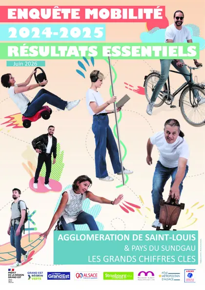 Enquête mobilité 2024-2025 résultats essentiels : Agglomération de Saint-Louis & Pays du Sundgau